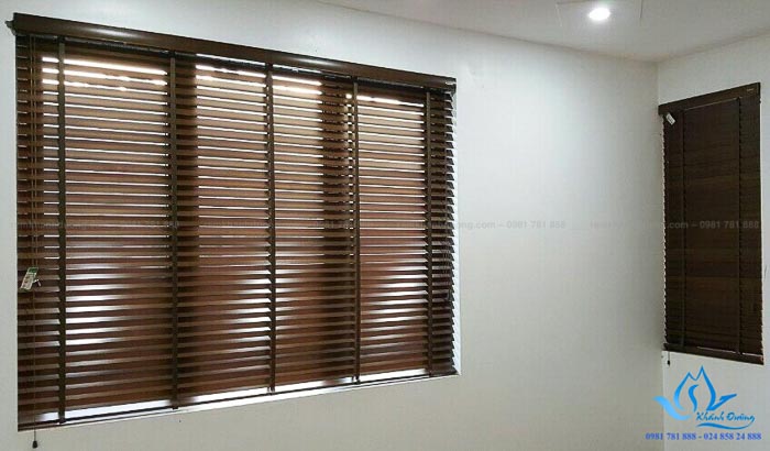 Rèm sáo gỗ bách cao cấp MSJ 701 khu đô thị Gamuda Gardens Hà Nội