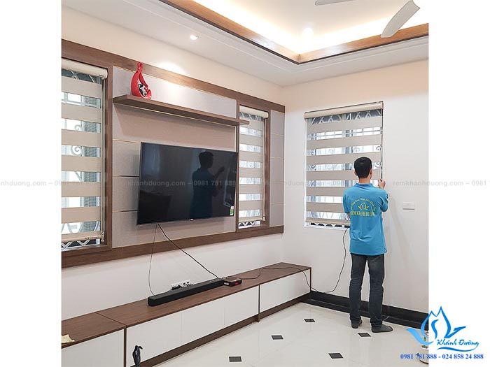 Rèm cầu vồng MODERO tại biệt thự cao cấp KĐT Phú Lương, Hà Đông VT 471