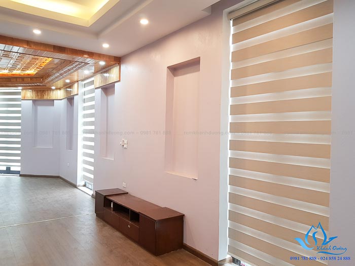 Rèm cầu vồng phòng khách chống nắng tốt tại Thụy Khuê, Tây Hồ BL 431