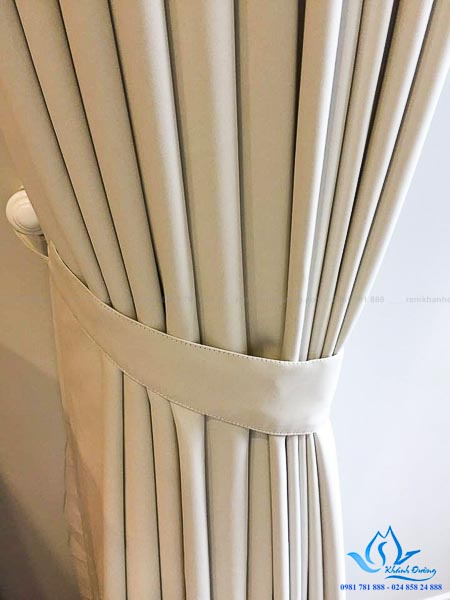 Rèm cổ điển một màu cho biệt thự sang trọng tại Hoài Đức, Hà Nội 02-S2