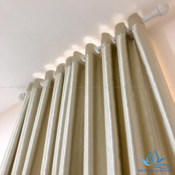 Rèm cửa một màu đẹp cho cửa sổ nhỏ Nguyễn Phong Sắc, Hà Nội GA58