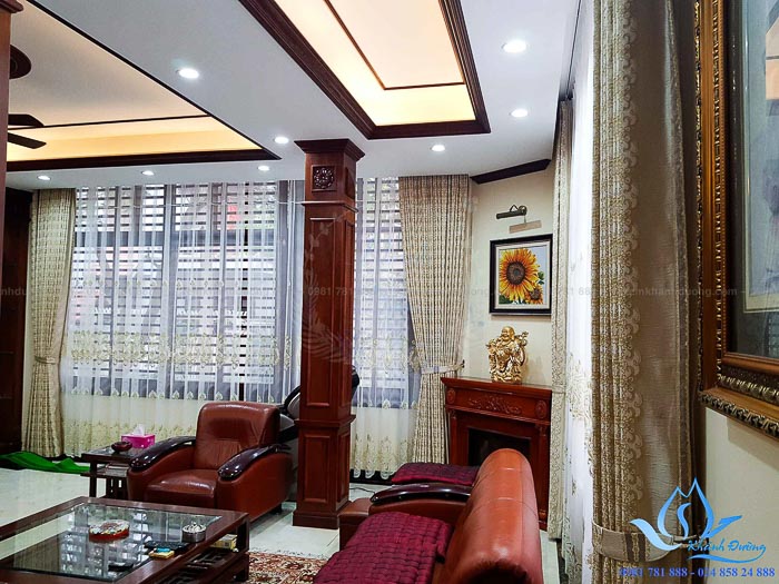 Rèm cửa tân cổ điển vải Đài Loan cao cấp tại Mỹ Đình, Hà Nội 6800-9