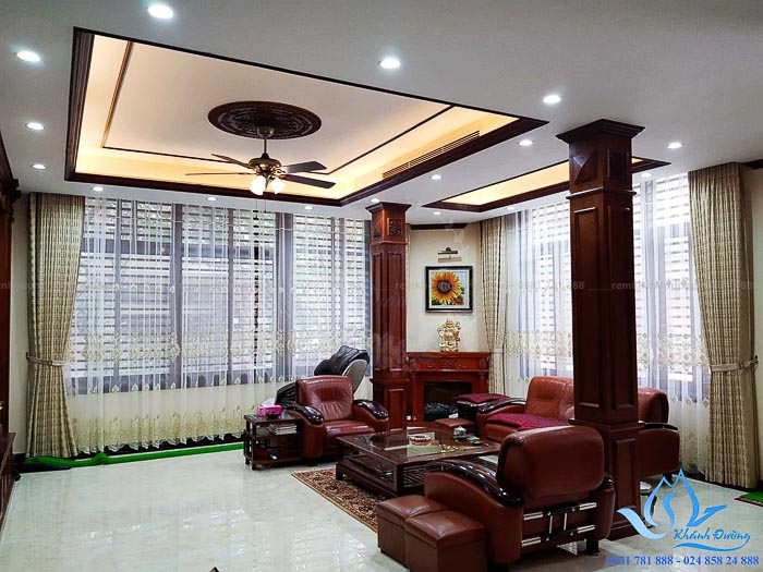 Rèm cửa tân cổ điển vải Đài Loan cao cấp tại Mỹ Đình, Hà Nội 6800-9