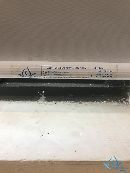 Địa chỉ cung cấp rèm cuốn cản nắng uy tín với đầy đủ tem nhãn trên sản phẩm