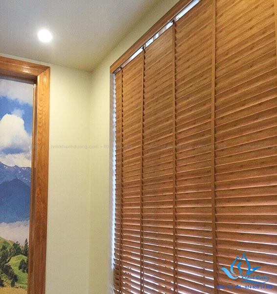 Rèm gỗ bách quý hiếm MSJ 702 tại căn hộ huyện Ba Vì