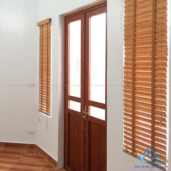 Rèm gỗ bách quý hiếm MSJ 702 tại căn hộ huyện Ba Vì