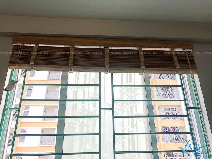 Rèm gỗ cửa sổ Hà Nội giá rẻ mã GS 011