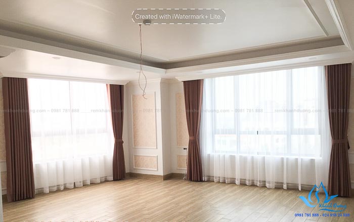 Rèm hai lớp chống nắng nhà hướng Tây KĐT Ciputra Nam Thăng Long G18