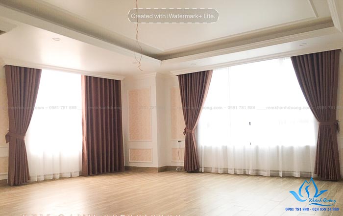 Rèm hai lớp chống nắng nhà hướng Tây KĐT Ciputra Nam Thăng Long G18