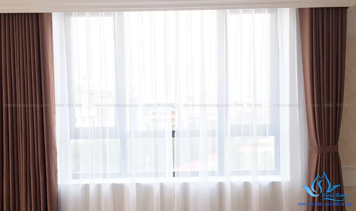 Rèm hai lớp chống nắng nhà hướng Tây KĐT Ciputra Nam Thăng Long G18
