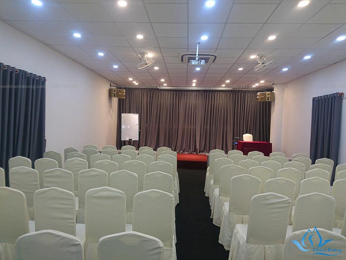 Mẫu rèm hội trường hiện đại nhất tại Nguyễn Thái Học, Hà Nội HT12