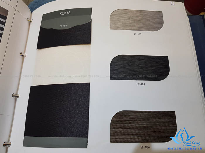 Rèm ngang cầu vồng cho cửa sổ hiện đại Nam Đồng, Hà Nội SF 484
