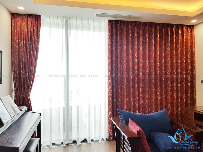Rèm phòng khách Nhật Bản cao cấp  tại Ngoại giao đoàn, Tây Hồ SC3135