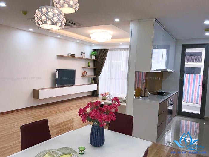 Rèm vải 2 lớp Depo cao cấp cho chung cư KĐT The Manor, Mỹ Đình T898-05