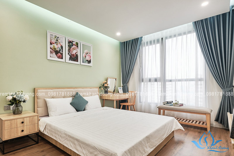 Rèm phòng ngủ cao cấp Hàn Quốc làm từ chất liệu hiện đại, thân thiện với môi trường
