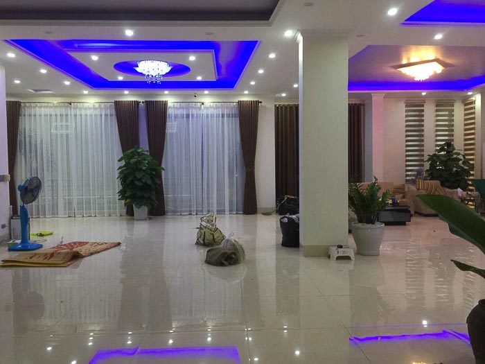 Rèm vải cách nhiệt cản nắng dành cho biệt thự quận Hoàng Mai TM6914