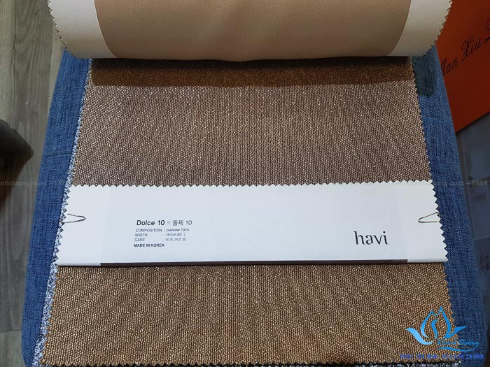 Rèm vải cản nắng 1 màu vải Hàn Quốc voan thêu tay Mỹ Đình, Hà Nội D10
