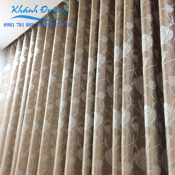 Rèm vải cản nắng 2 lớp sang trọng cho chung cư An Bình, Mỹ Đình L18-23