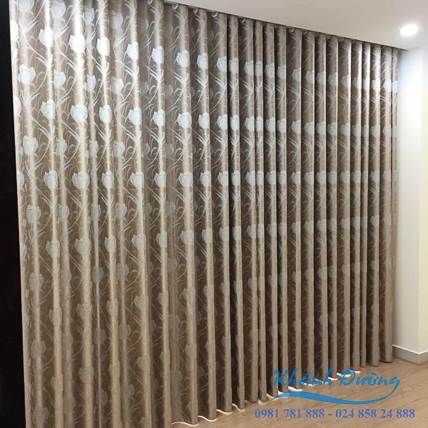 Rèm vải cản nắng 2 lớp sang trọng cho chung cư An Bình, Mỹ Đình L18-23