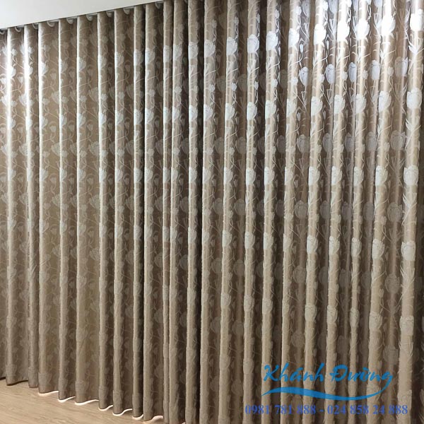 Rèm vải cản nắng 2 lớp sang trọng cho chung cư An Bình, Mỹ Đình L18-23