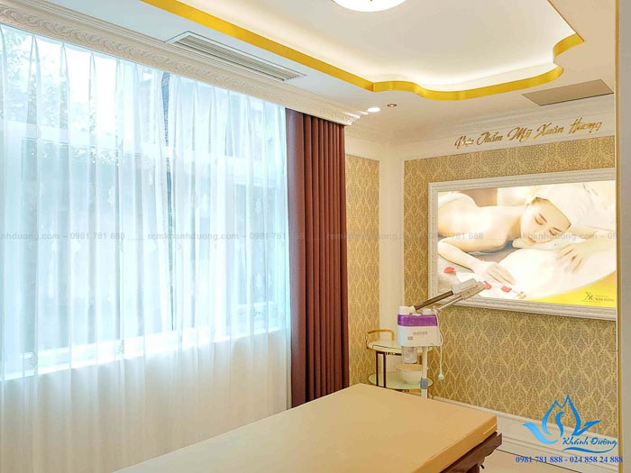 Rèm vải cản nắng giá rẻ sang trọng thẩm mỹ viện Hà Đông, Hà Nội GP568
