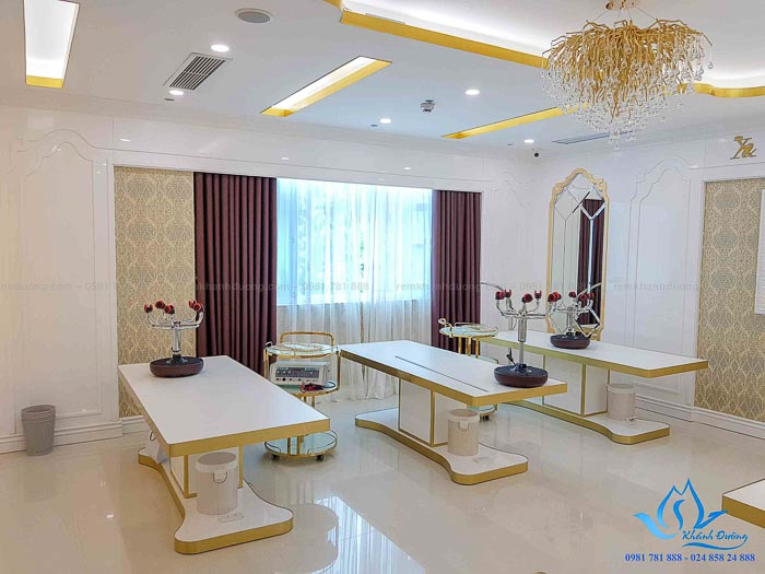 Rèm vải cản nắng giá rẻ sang trọng thẩm mỹ viện Hà Đông, Hà Nội GP568
