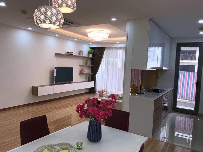 Rèm vải cao cấp cản nắng cho chung cư Ngoại Giao Đoàn, Hà Nội T898-05