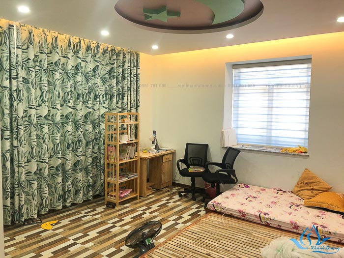 Rèm vải cao cấp Thái Lan in tranh 3D mã Fabric 01 ở Thanh Hóa