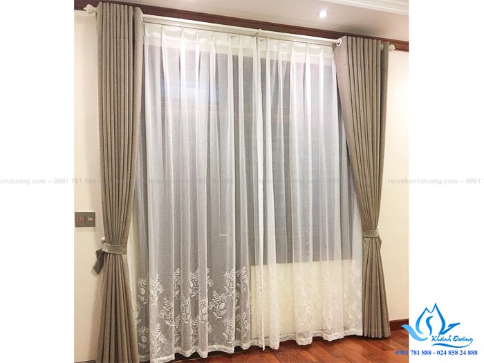 Rèm vải chống nắng biệt thự cao cấp KĐT Xuân Phương, Hà Nội B-07-M13
