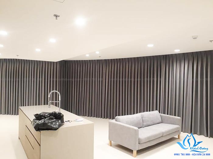 Rèm vải cửa sổ một màu siêu đẹp tại quận Long Biên, Hà Nội 650 - 10