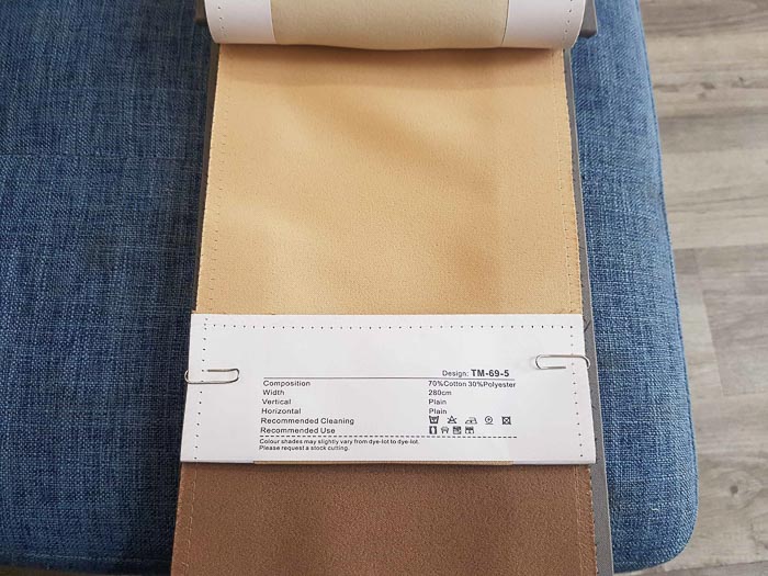 Rèm vải đẹp cản nắng cho phòng ngủ tại chung cư Bắc Linh Đàm TM-69-5