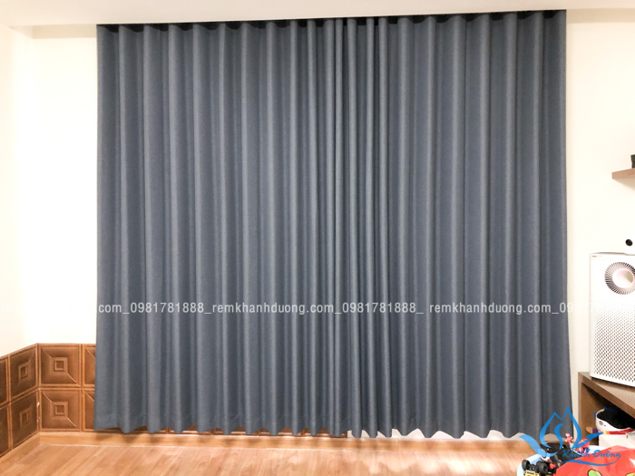 Rèm vải 1 lớp đa dạng chất liệu vải phù hợp căn phòng