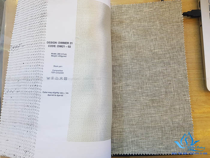 Rèm vải hai lớp cho phòng ngủ sang trọng tại Tây Hồ- Hà Nội DIM 21-02