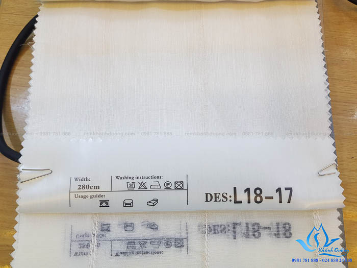Rèm vải hai lớp cho phòng ngủ sang trọng tại Tây Hồ- Hà Nội DIM 21-02