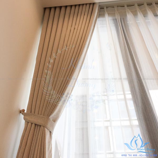 Rèm vải hai lớp tại Vincom Metropolis Liễu Giai, quận Ba Đình GP802-1