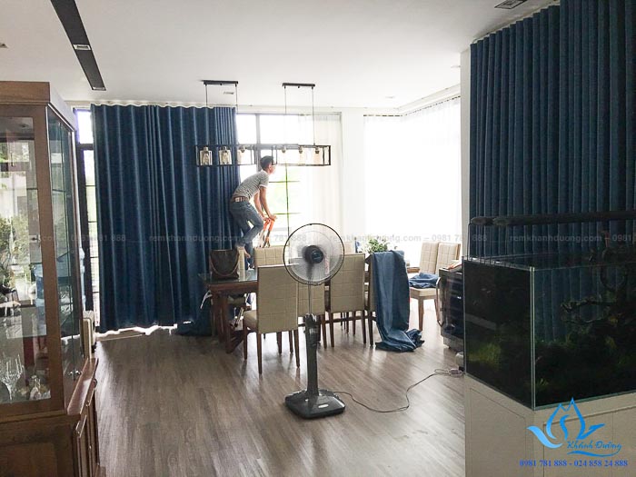 Rèm vải Hàn Quốc chống nắng cho nhà hướng Tây Trần Phú, Hà Nội M 03
