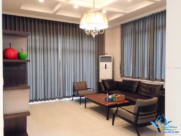 Rèm vải Hàn Quốc đẹp cho phòng khách thanh lịch Thái Hà, Hà Nội M 04