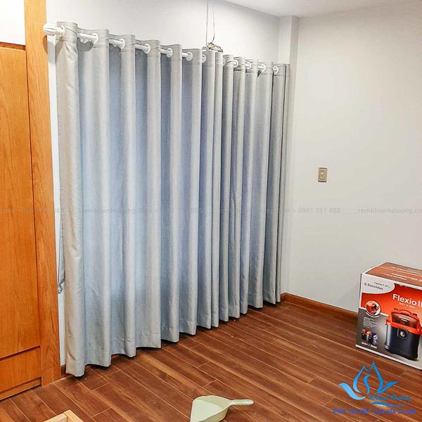 Rèm vải một màu đẹp phòng ngủ hiện đại Hà Đông, Hà Nội TM1606-25
