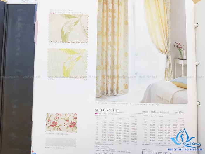Rèm vải Nhật Bản cao cấp khu Ngoại giao đoàn, Tây Hồ SC3133