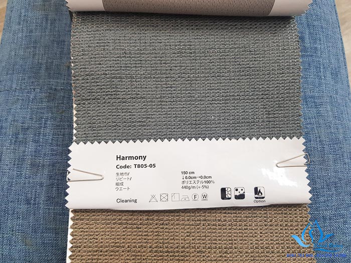 Rèm vải Nhật Bản cho phòng khách biệt thự hiện đại tại Mỹ Đình T805-05