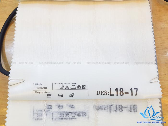 Rèm vải Nhật Bản cho phòng khách biệt thự hiện đại tại Mỹ Đình T805-05