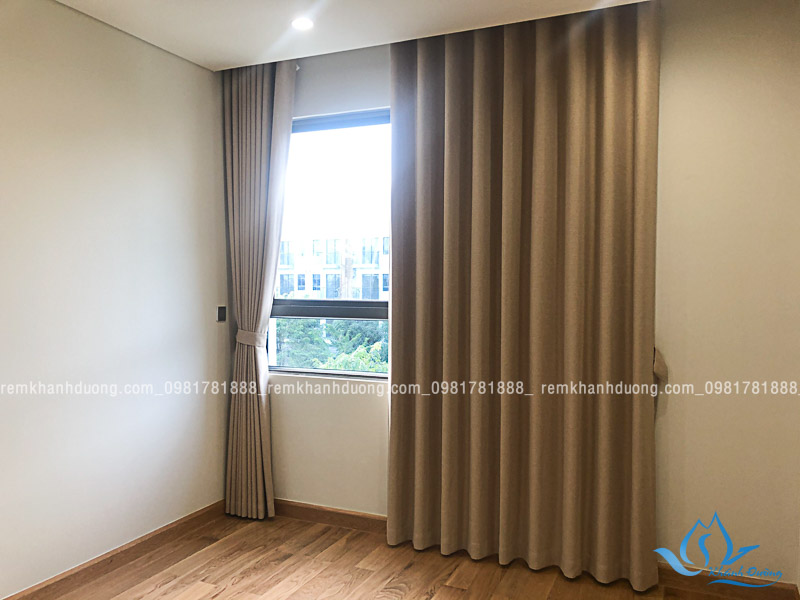 Rèm vải 1 lớp thiết kế đẹp hiện đại đơn giản