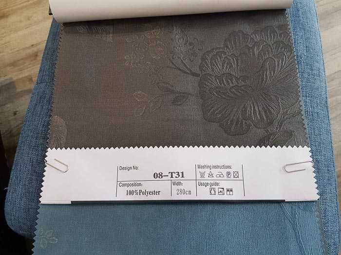 Rèm vải phòng khách cản nắng sang trọng tại biệt thự quận Tây Hồ 08T31