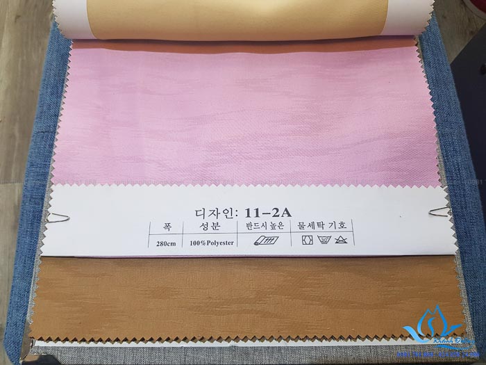 Rèm vải phòng ngủ 1 màu cho phòng bé gái tại Kim Giang, Hà Nội H112A