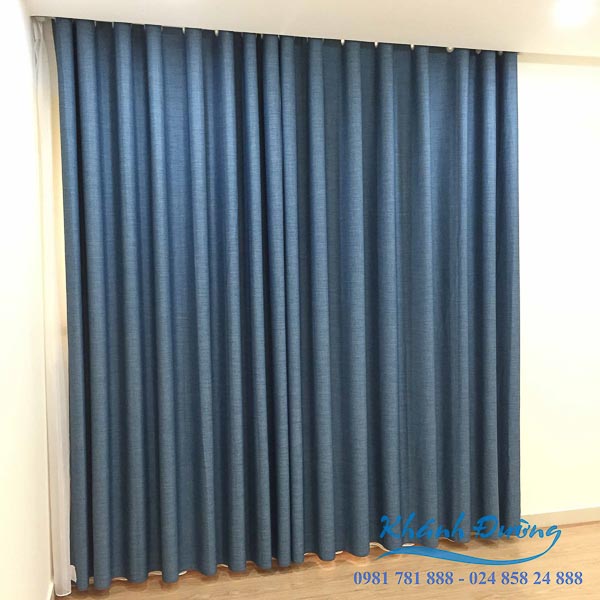 Rèm vải phòng ngủ cản nắng thanh lịch cho chung cư KĐT Ecolife L18-29
