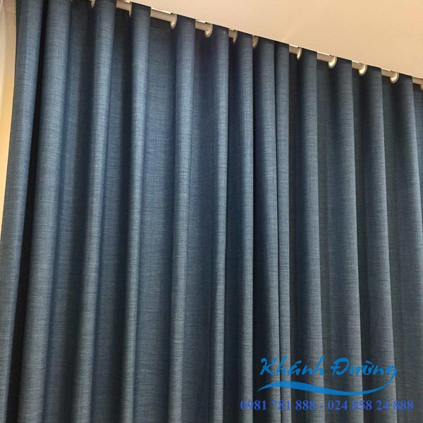 Rèm vải phòng ngủ cản nắng thanh lịch cho chung cư KĐT Ecolife L18-29