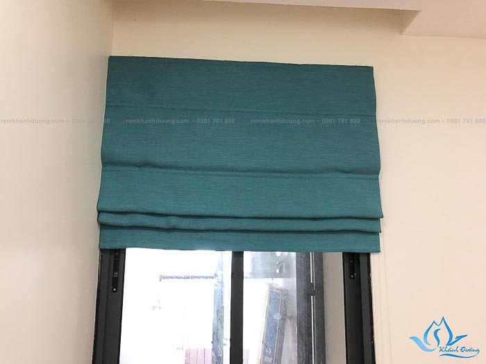 Rèm roman vải thô chống bám bụi, lau chùi dễ