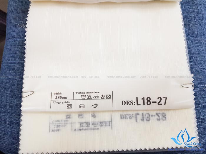 Rèm vải silicon chất lượng cho biệt thự tại Gia Lâm, Hà Nội L18-27