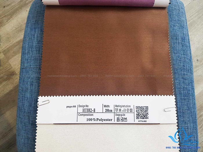 Rèm vải Tân cổ điển thanh lịch cho biệt thự tại quận Hà Đông HT882-8