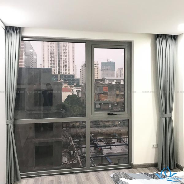 Rèm vải và rèm cầu vồng màu ghi đẹp ở Nguyễn Tuân